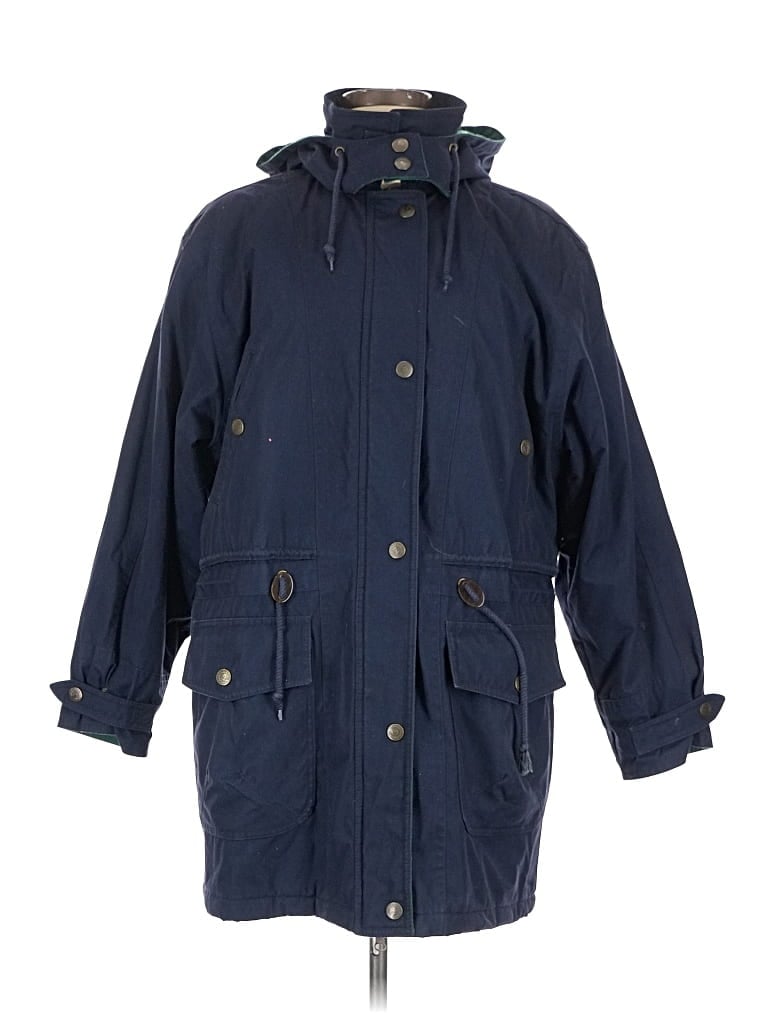Pre-owned London Fog Raincoat In Blue