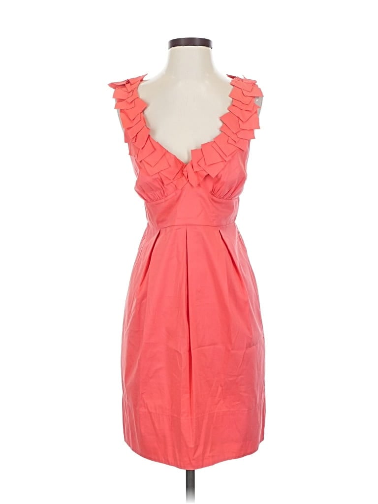 Pre-owned Bcbgmaxazria Cocktail Dress In Orange