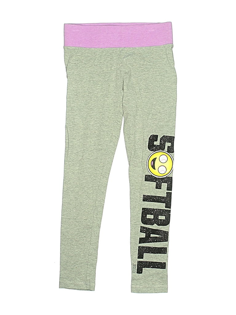 Pre-owned Justice Active Kids' Sweatpants In Gray