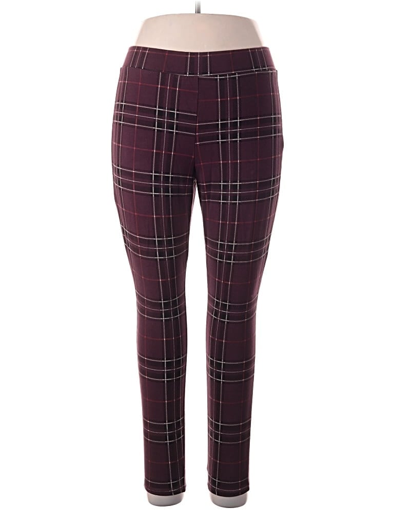 Pre-owned Torrid Casual Pants In Burgundy