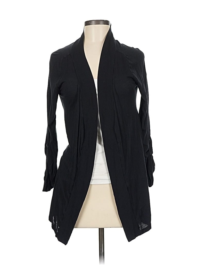Pre-owned Splendid Cardigan Sweater In Black