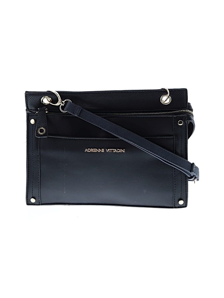 Pre-owned Adrienne Vittadini Crossbody Bag In Black