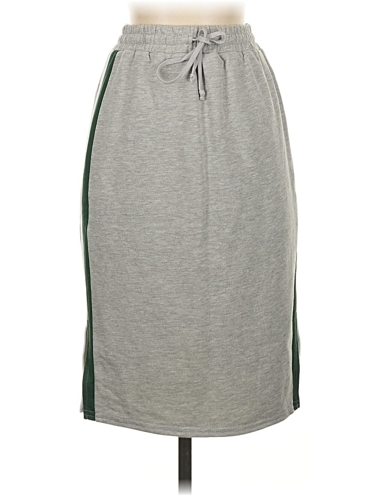 Pre-owned Wild Honey Casual Skirt In Gray