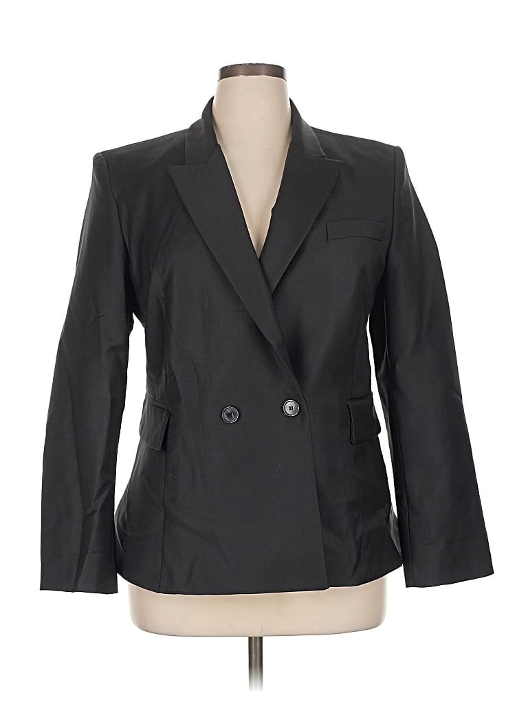 Pre-owned Zara Blazer Jacket In Gray