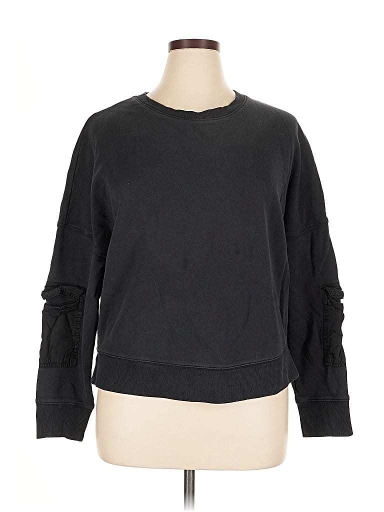 Pre-owned Fabletics Sweatshirt In Black