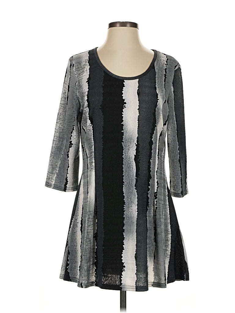 Pre-owned Simply Aster By Firmiana Casual Dress In Gray