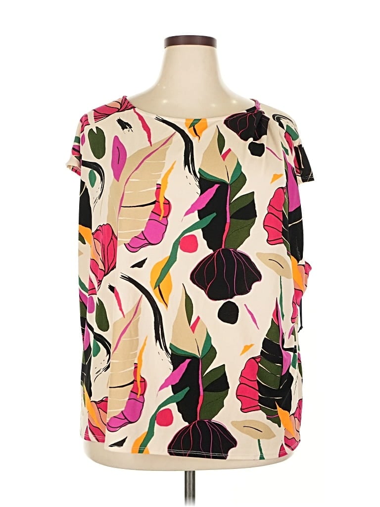 Pre-owned Rachel Rachel Roy Sleeveless Blouse In White