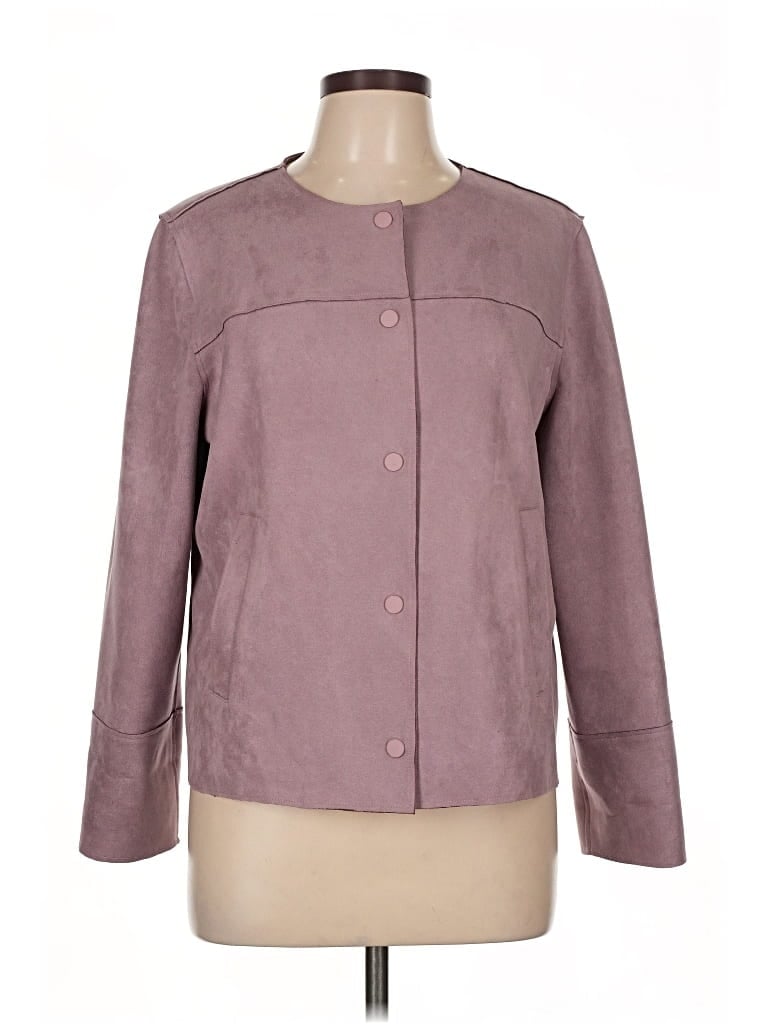 Pre-owned Chico's Jacket In Purple