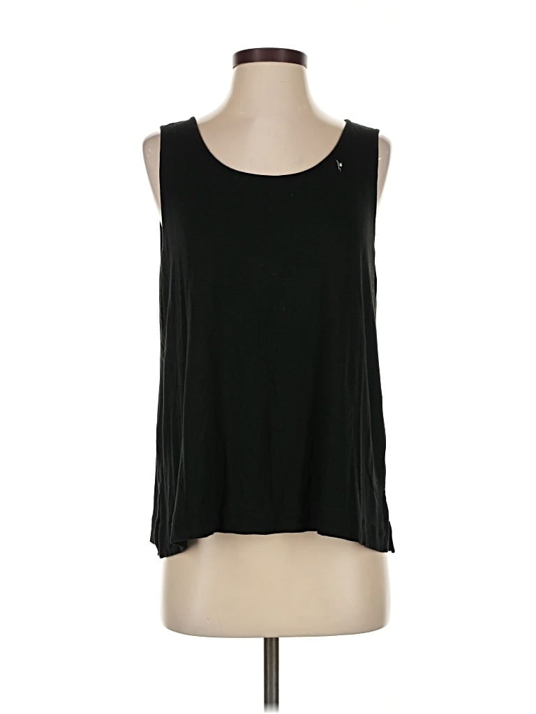 Pre-owned Jjill Sleeveless T-shirt In Black