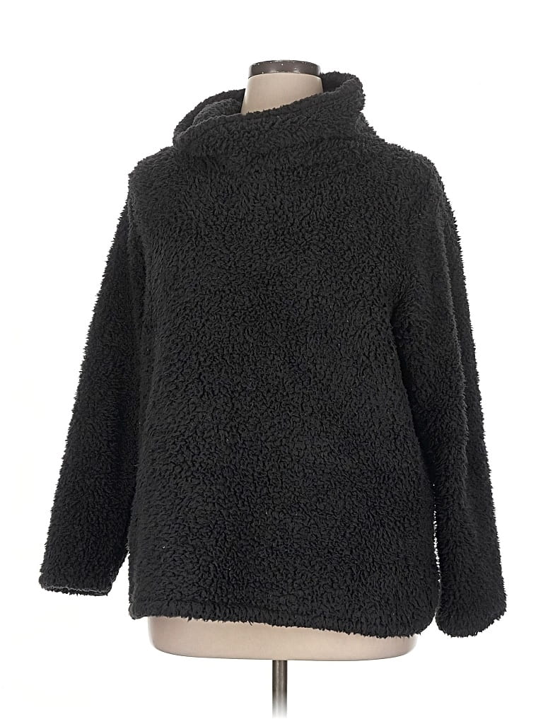 Pre-owned Style & Co Turtleneck Sweater In Black
