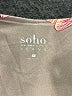 Soho Gray Tan Long Sleeve Top Size S - photo 3