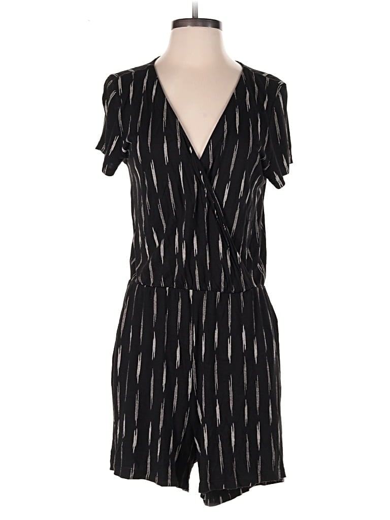 Pre-owned H&m Romper In Black