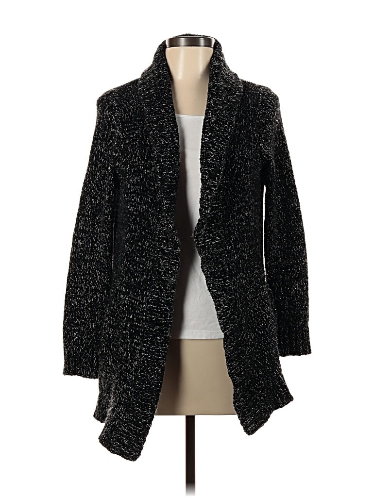 Pre-owned Eddie Bauer Cardigan Sweater In Black