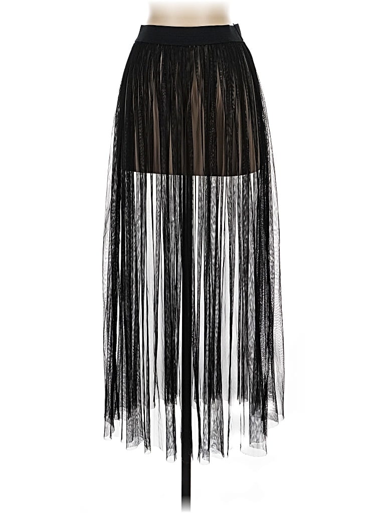 Pre-owned Unbranded Formal Skirt In Black