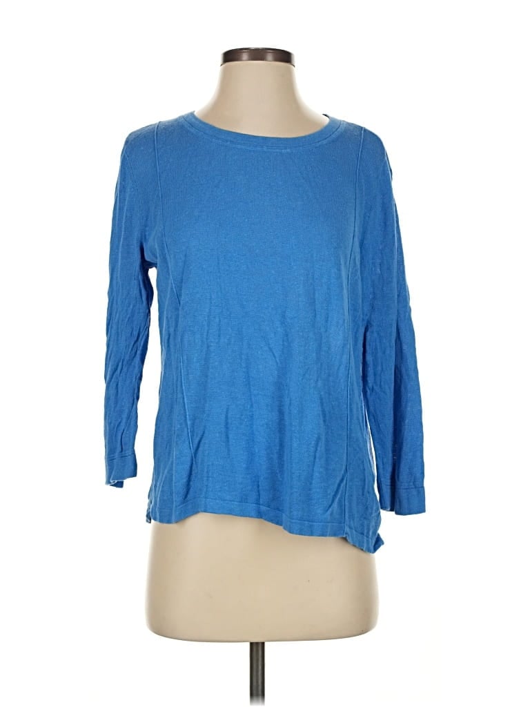 Pre-owned Jjill Pullover Sweater In Blue