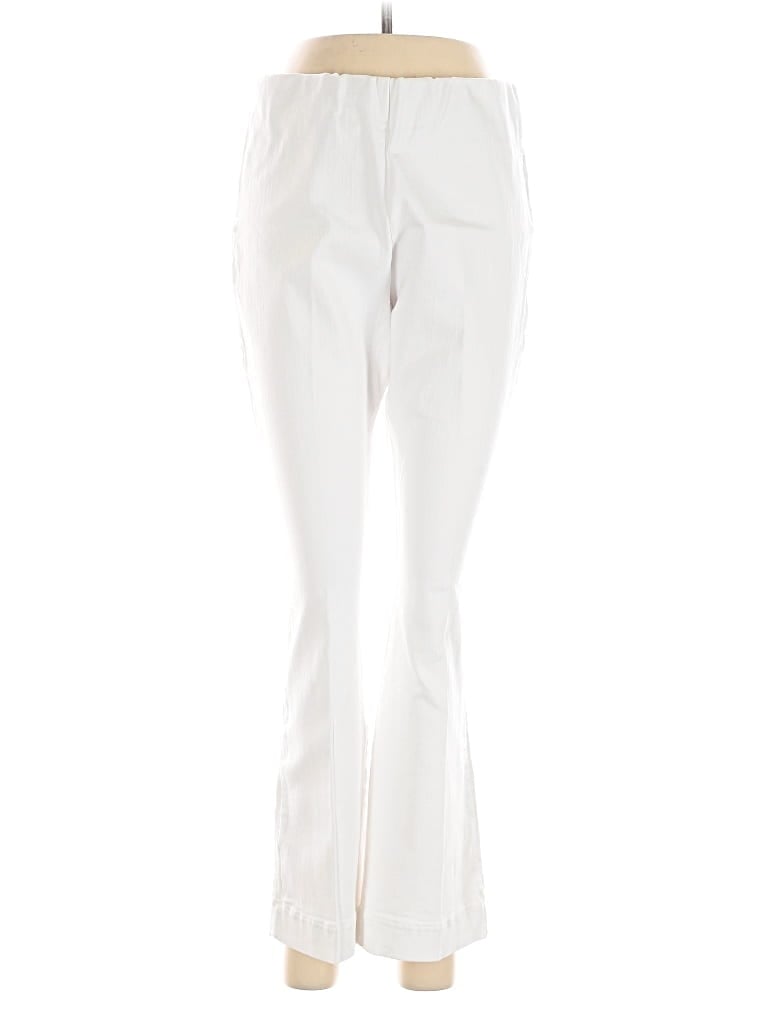 Pre-owned Ann Mashburn Dress Pants In White