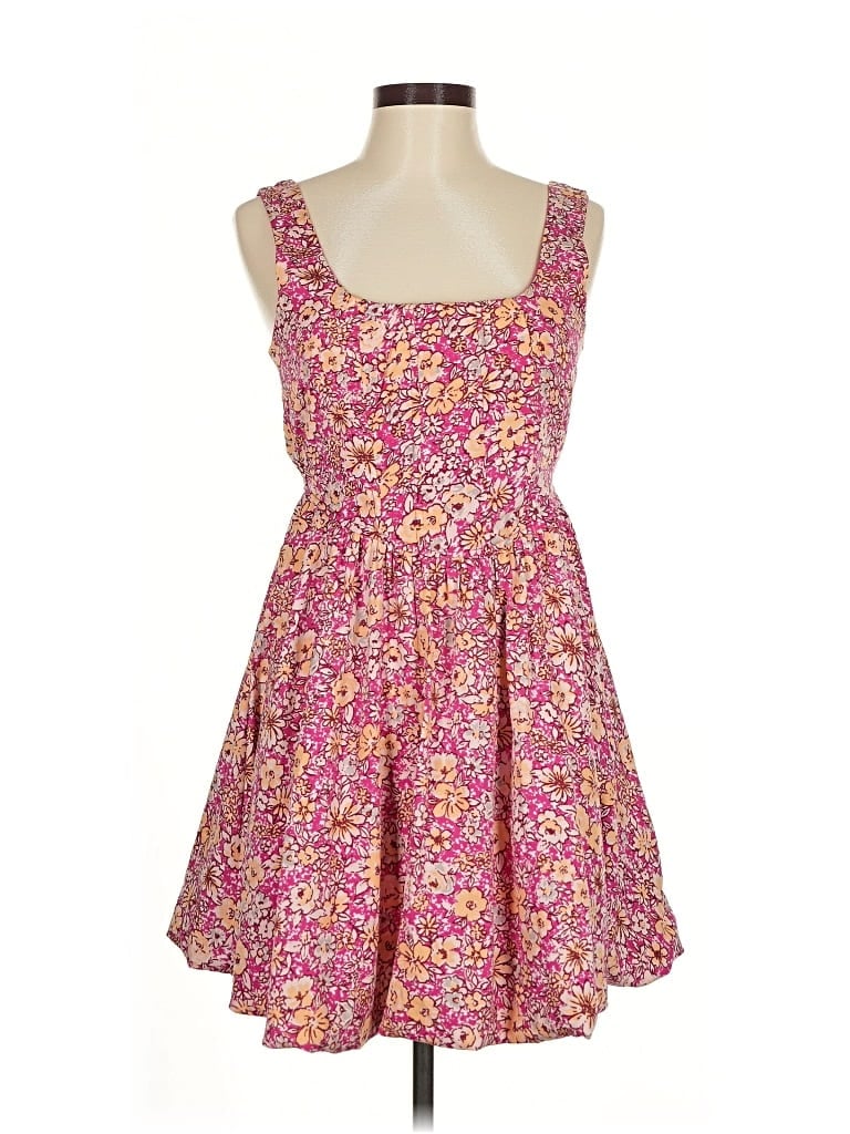 Pre-owned Band Of The Free Casual Dress In Pink