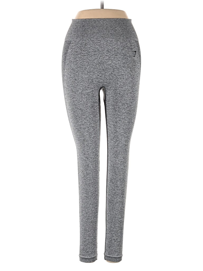 Pre-owned Gymshark Active Pants In Gray