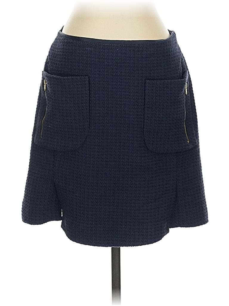 Pre-owned Zara Basic Casual Skirt In Blue