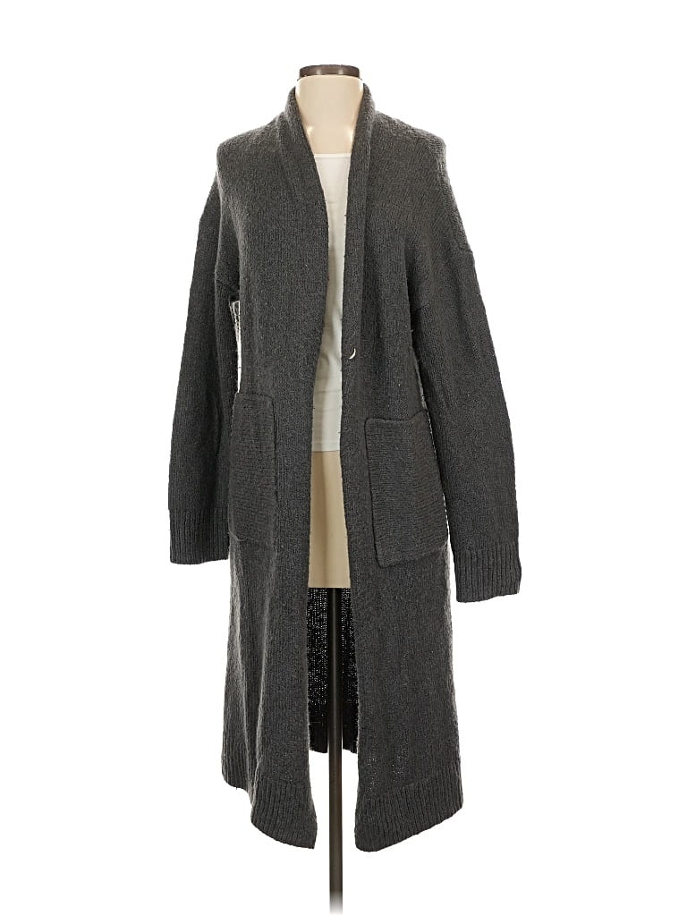 Pre-owned Leith Cardigan Sweater In Gray