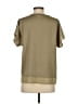 DKNY 100% Polyester Tan Short Sleeve Blouse Size S - photo 2
