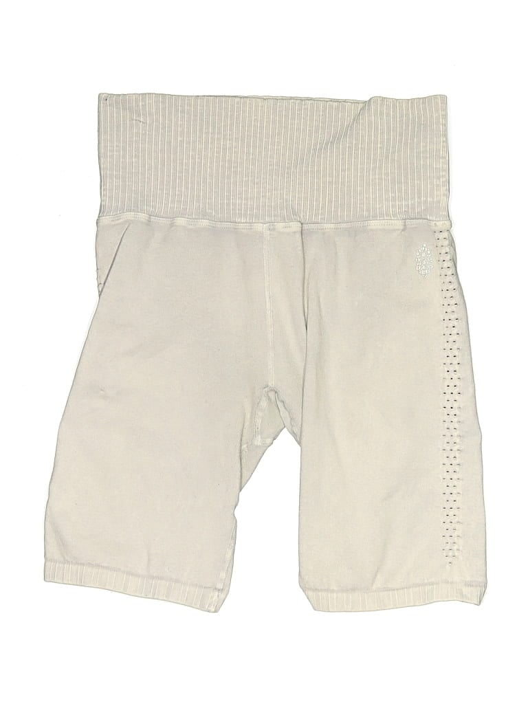 Pre-owned Fp Movement Khaki Shorts In White