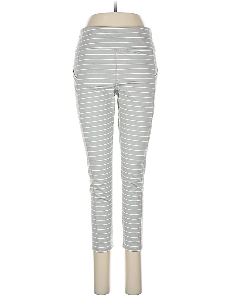 Pre-owned Gaiam Casual Pants In Gray