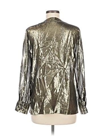 J.Crew Long Sleeve Silk Top (view 2)