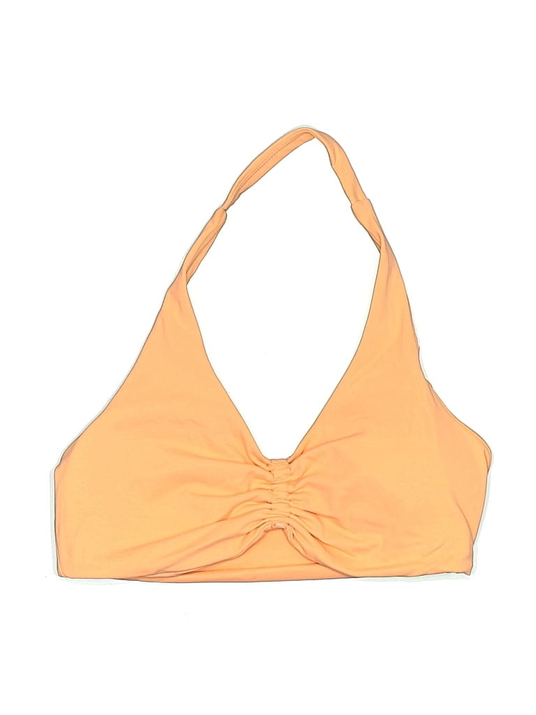Pre-owned Unbranded Swimsuit Top Orange Swimwear