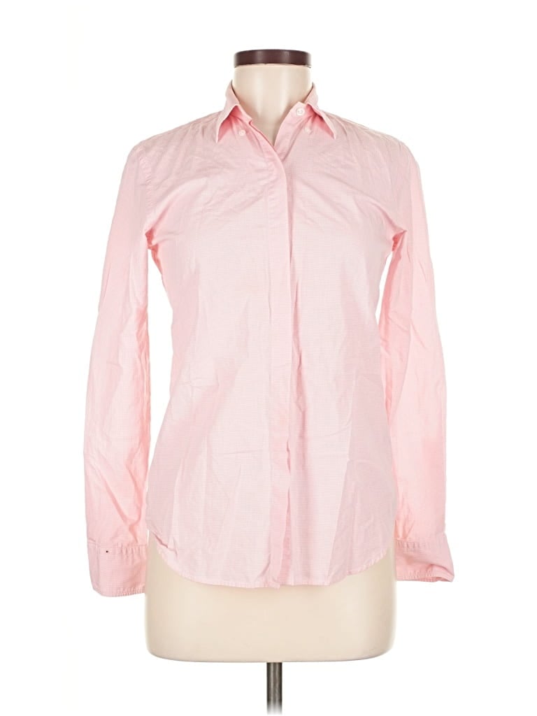 Pre-owned Ralph Lauren Long Sleeve Button Down Shirt In Pink