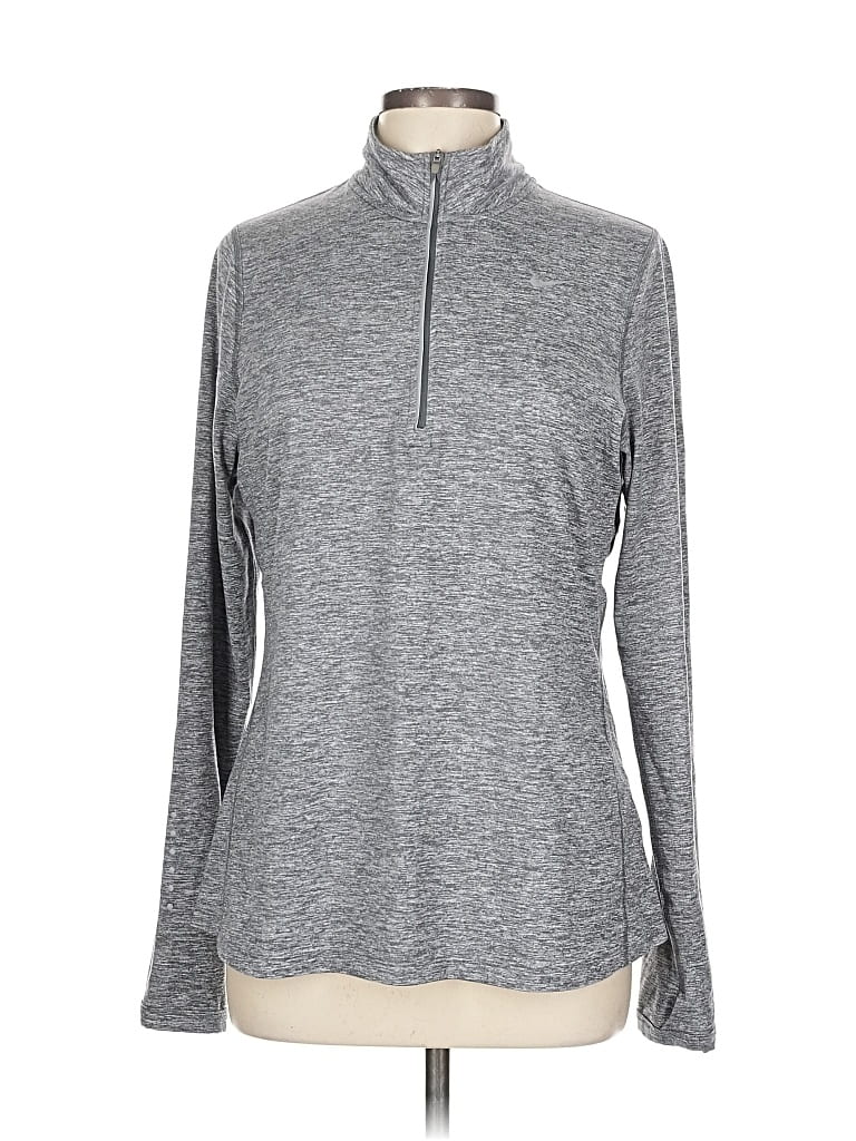 Pre-owned Nike Pullover Sweater In Gray