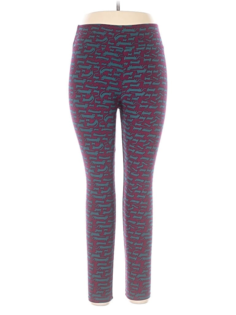 Pre-owned Lularoe Leggings In Blue