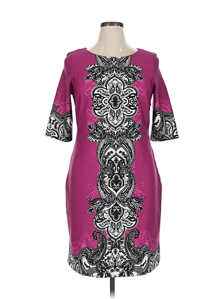 Pre-owned Studio One Cocktail Dress In Burgundy