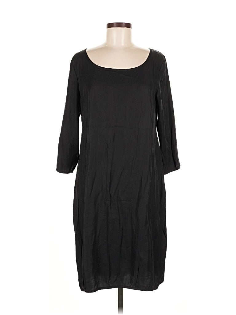 Pre-owned H&m Casual Dress In Black