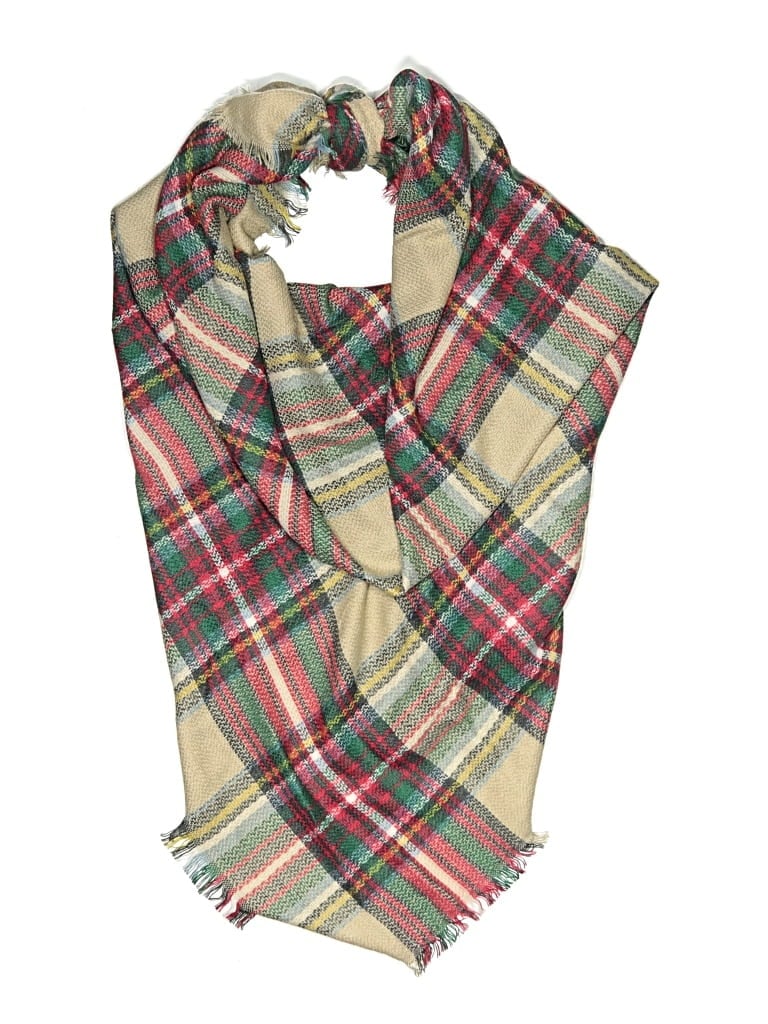 Pre-owned Unbranded Scarf In Red