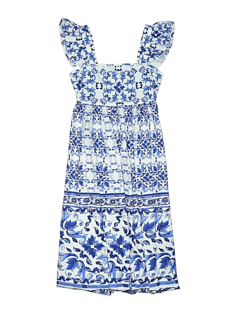 Pre-owned Unbranded Kids' Dress In Blue