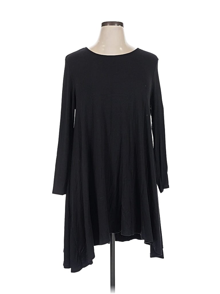 Pre-owned Joan Vass Casual Dress In Black