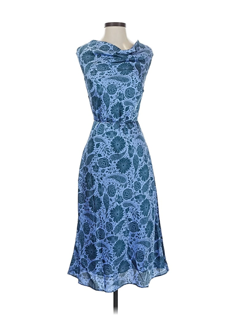 Pre-owned Ann Taylor Casual Dress In Blue