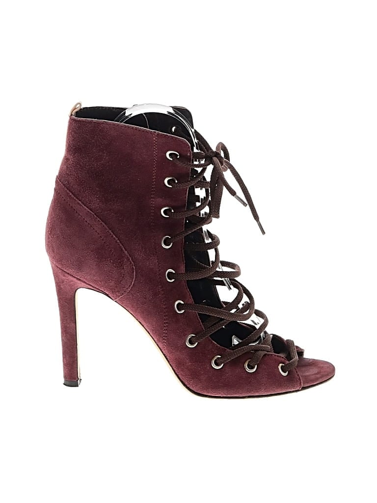 Pre-owned Sjp By Sarah Jessica Parker Heels In Burgundy