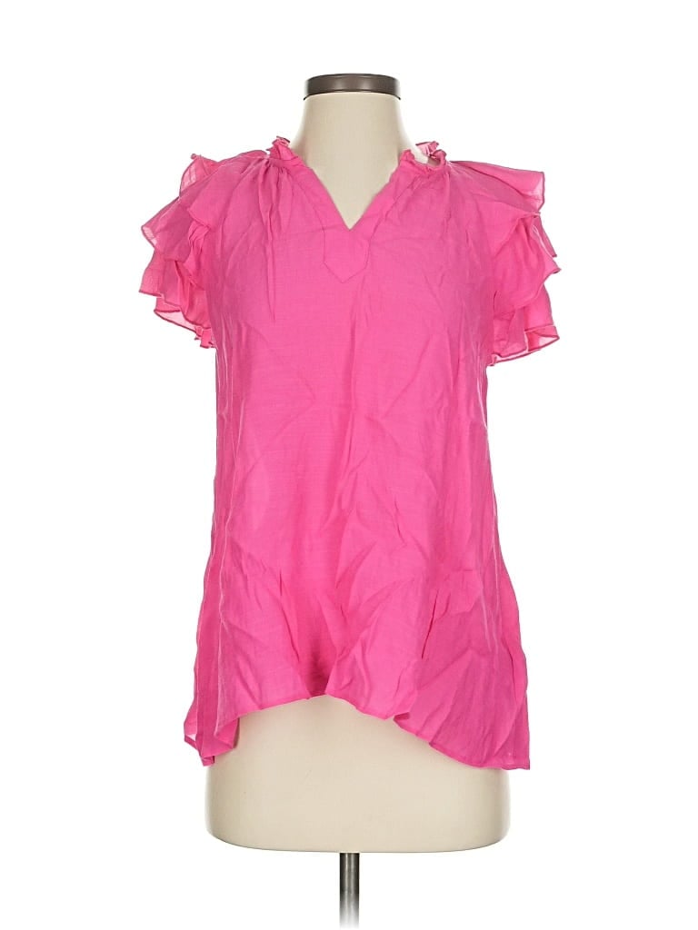 Pre-owned Nanette Lepore Short Sleeve T-shirt In Pink