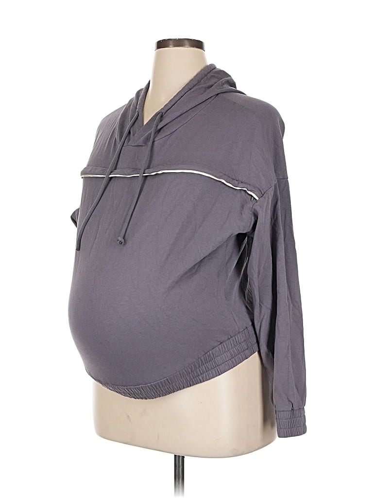 Pre-owned Kindred Bravely Cardigan Sweater In Gray