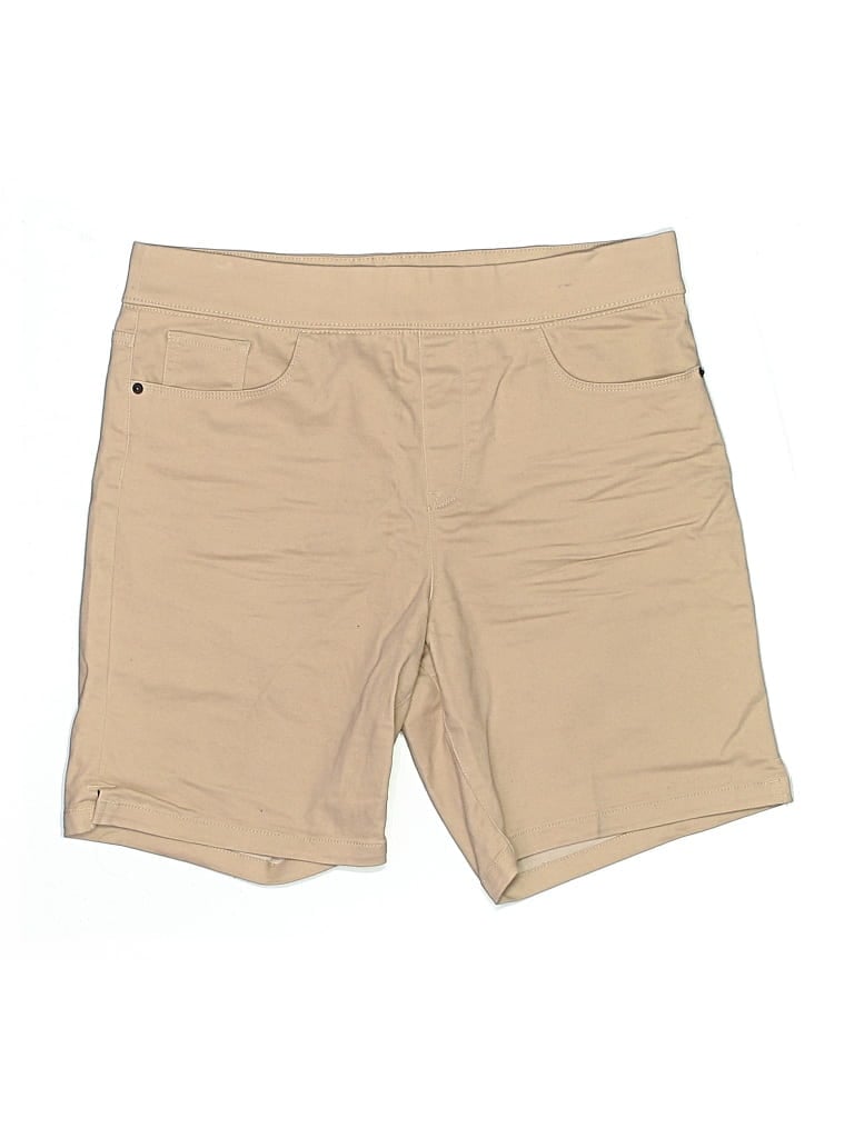 Pre-owned Dkny Jeans Khaki Shorts In Brown