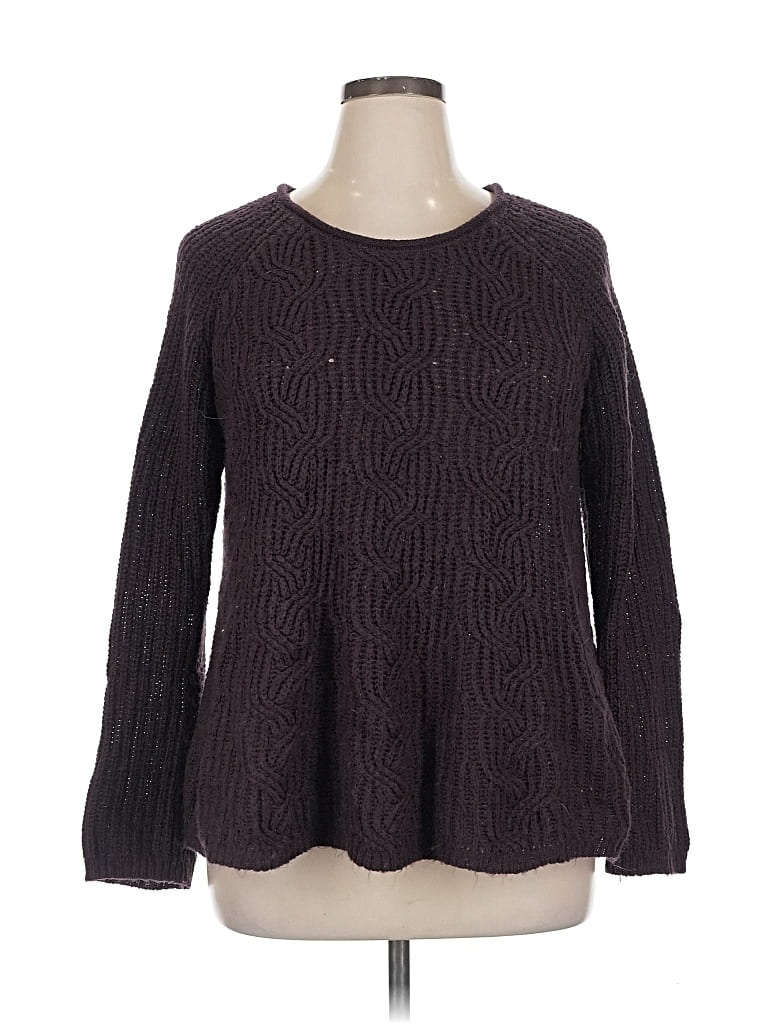 Pre-owned Sonoma Goods For Life Pullover Sweater In Brown