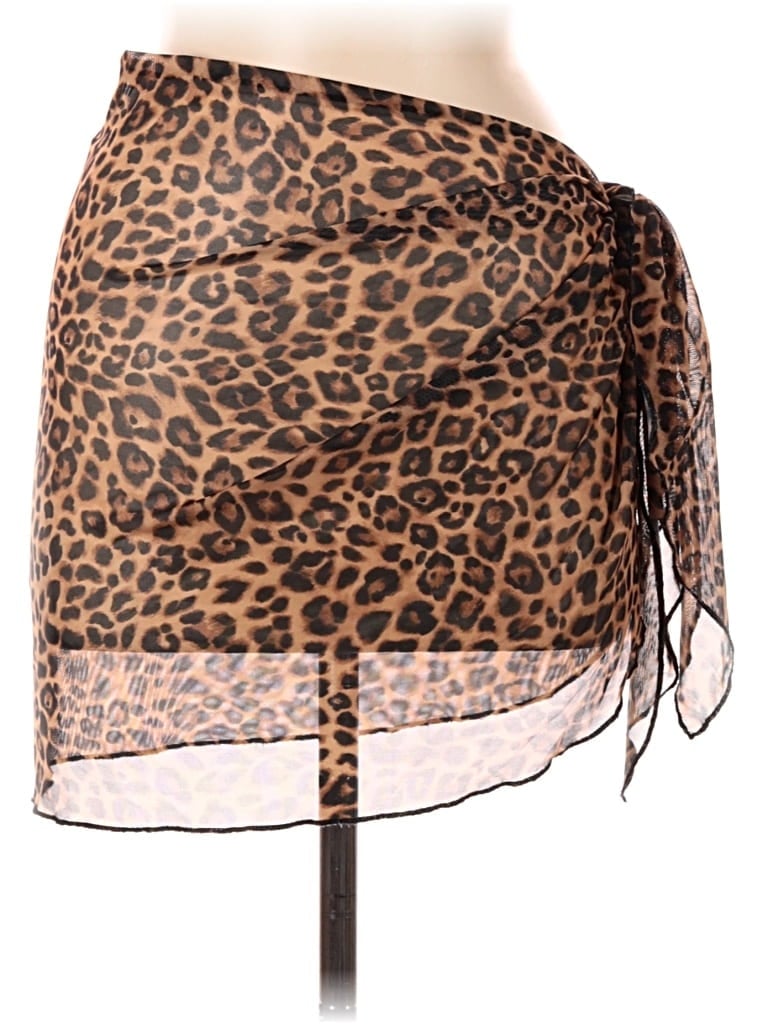 Pre-owned Wild Fable Swimsuit Cover Up In Brown