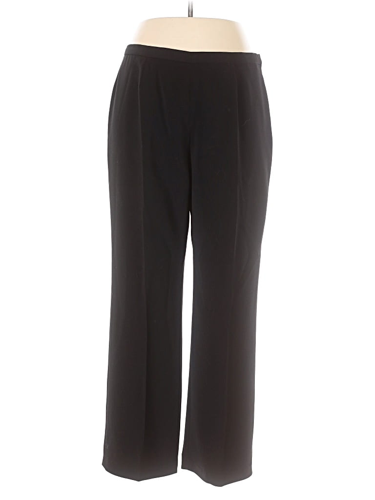 Pre-owned Le Suit Dress Pants In Black