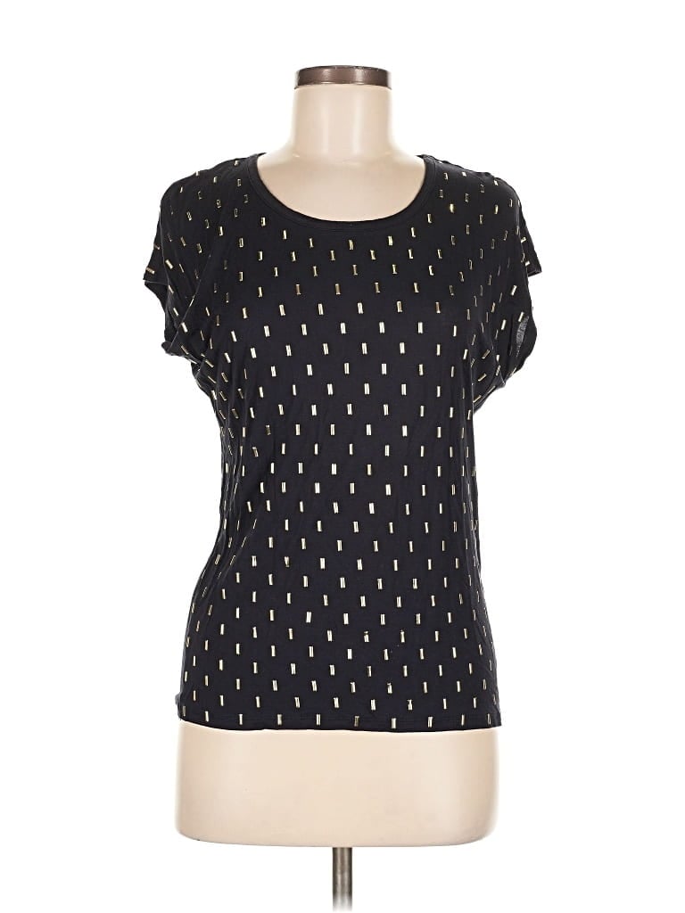 Pre-owned Michael Michael Kors Short Sleeve T-shirt In Black