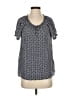 Joie Blue Short Sleeve Blouse Size S - photo 1