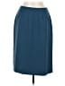 Kasper A.S.L. 100% Polyester Solid Blue Formal Skirt Size 8 - photo 1