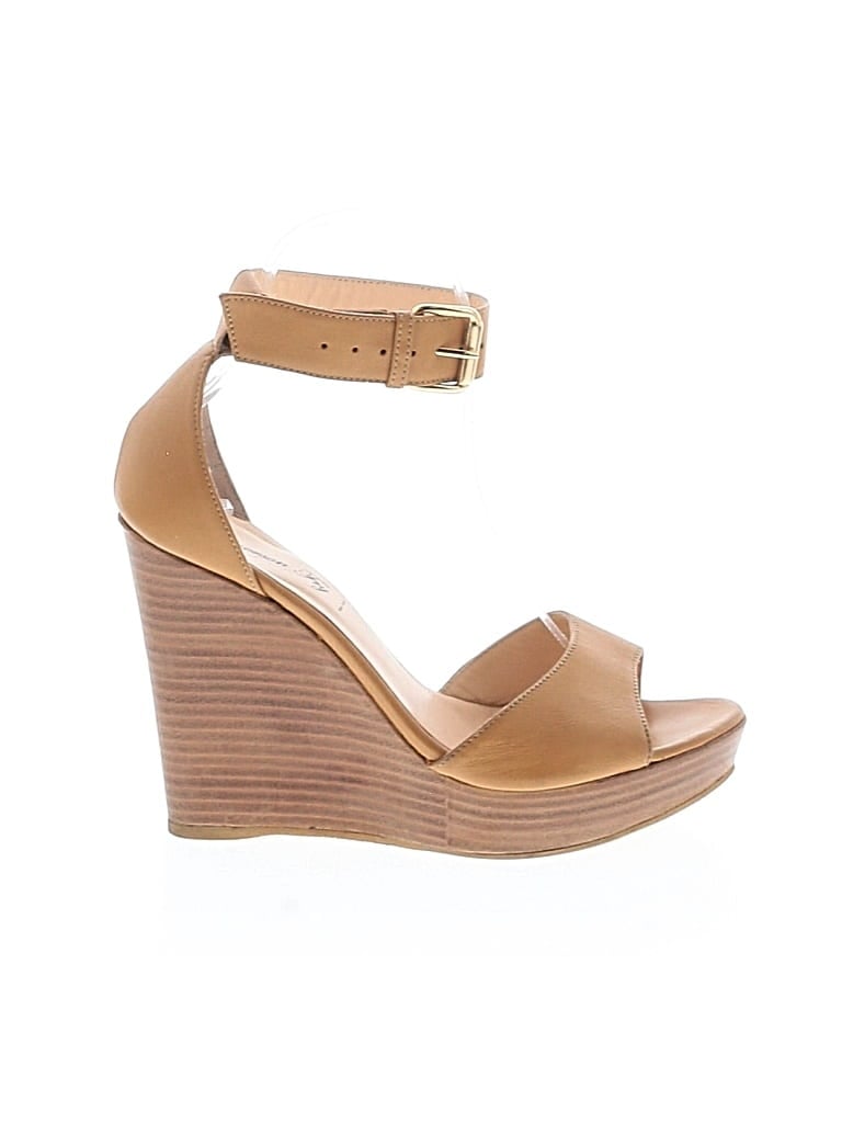 Pre-owned Emerson Fry Wedges In Brown