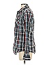 Guess 100% Cotton Plaid Gray Long Sleeve Button-Down Shirt Size S - photo 5